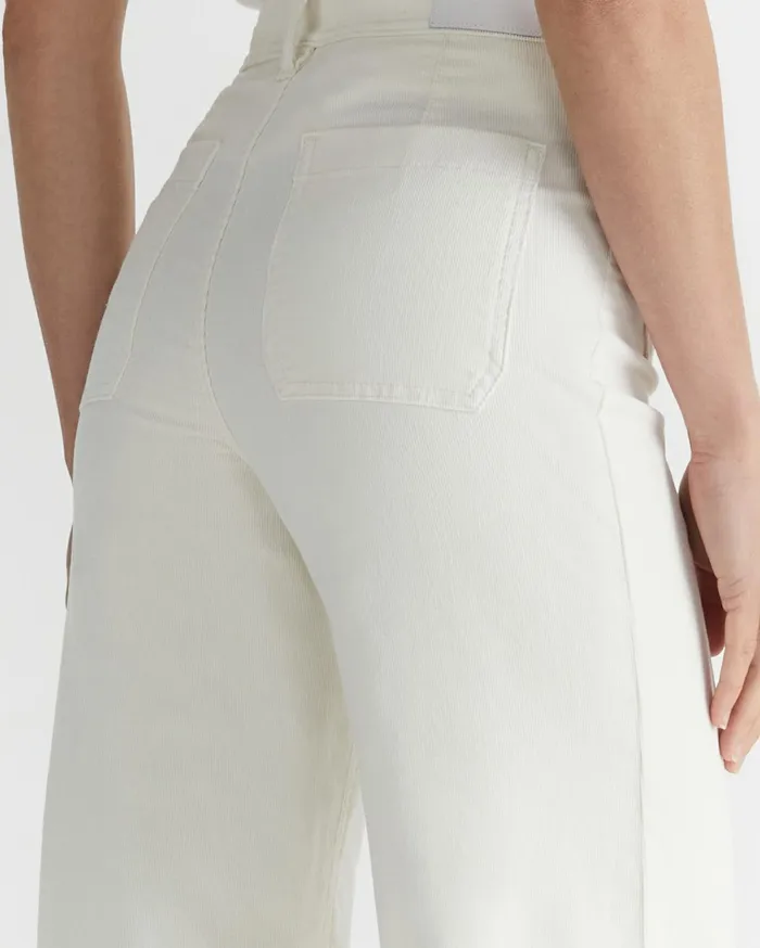 Sportscraft Cleo Cord Wide Leg Pant Winter White Women Pants