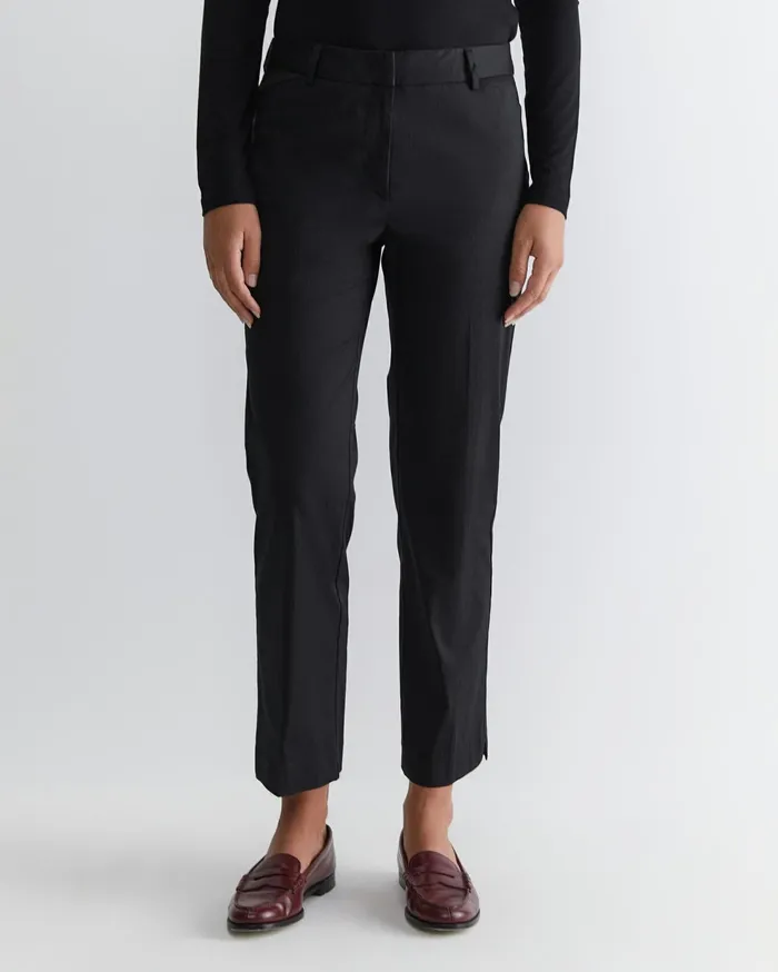 Sportscraft Evie Straight Capri Pant Black Women Pants