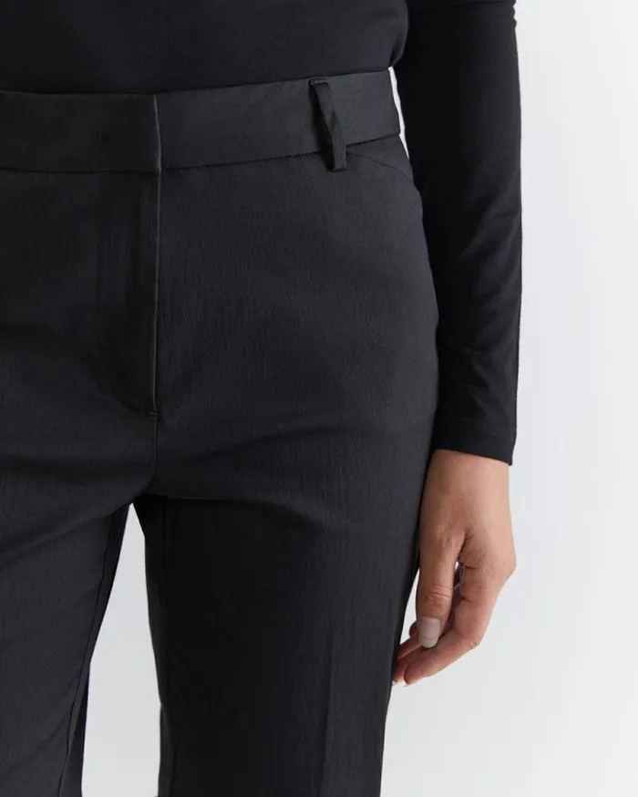 Sportscraft Evie Straight Capri Pant Black Women Pants