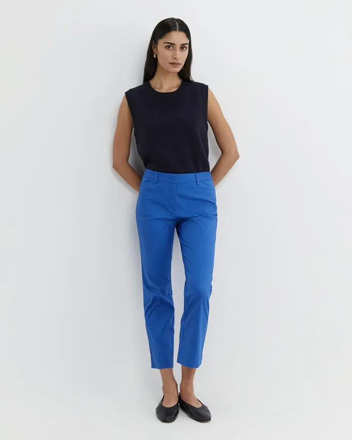 Sportscraft Evie Straight Capri Pant Cerulean Women Pants