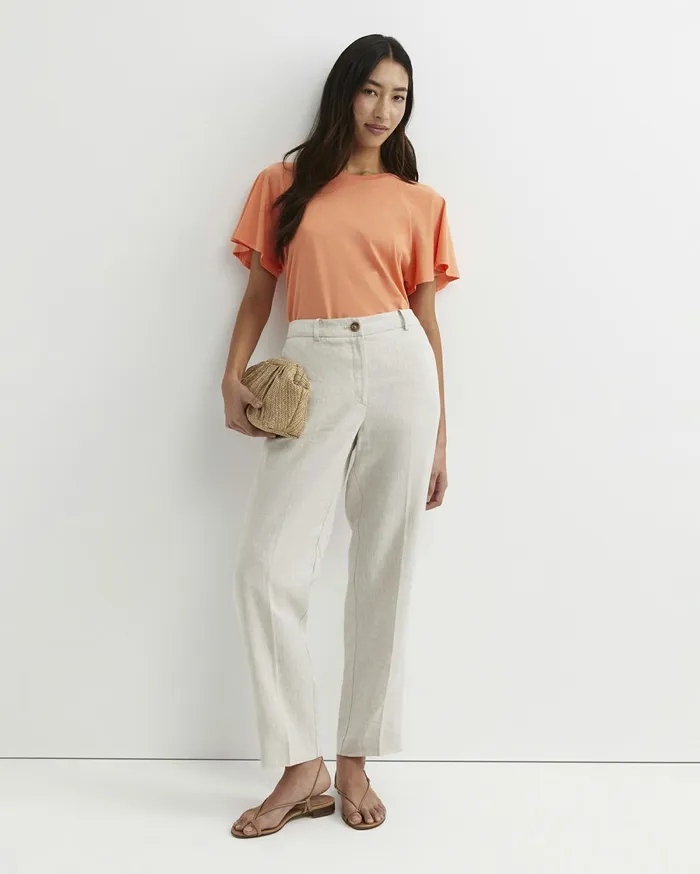 Sportscraft Flutter Short Sleeve Tee Tangerine Women Tops and Tees