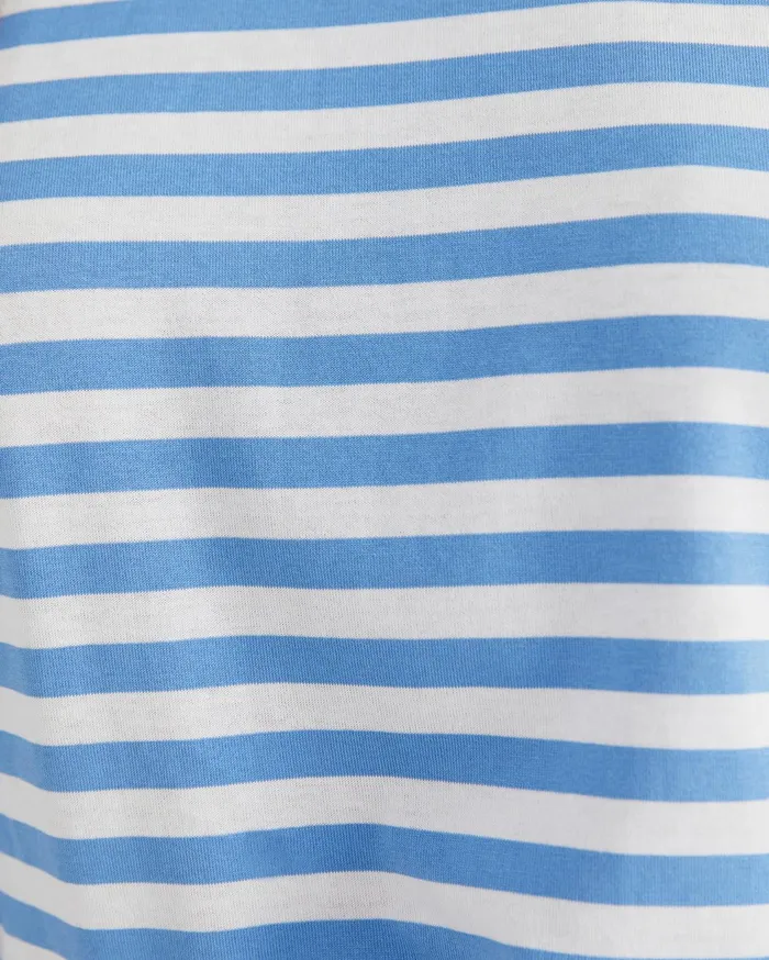 Sportscraft Flutter Short Sleeve Tee Whiteblue Women Tops and Tees