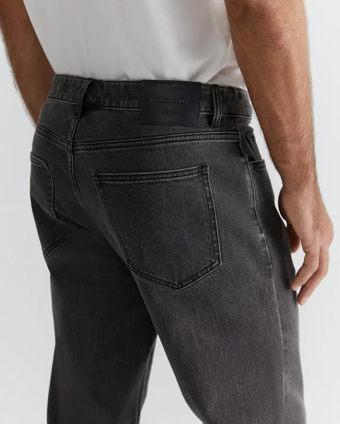 Sportscraft Grayson Straight Jean Dark Grey Men Denim and Jeans