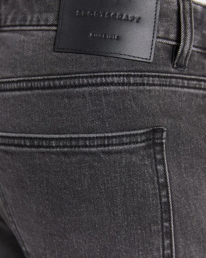 Sportscraft Grayson Straight Jean Dark Grey Men Denim and Jeans