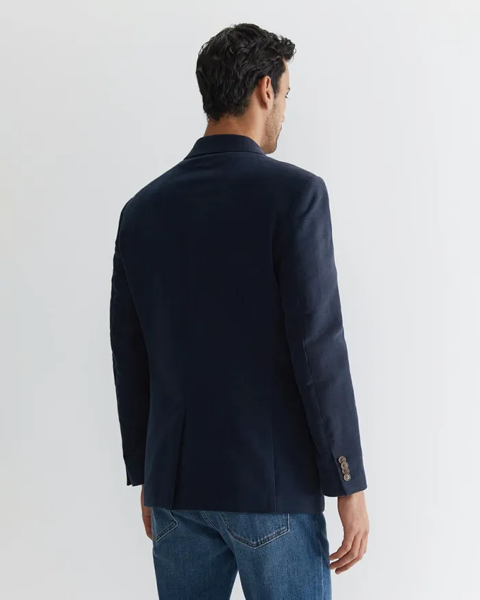 Sportscraft Italian Moleskin Blazer Navy Men Jackets and Blazers