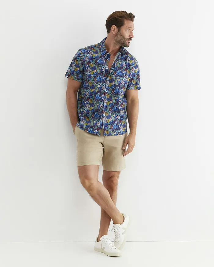 Sportscraft Kip Short Sleeve Liberty Shirt Multi Men Shirts