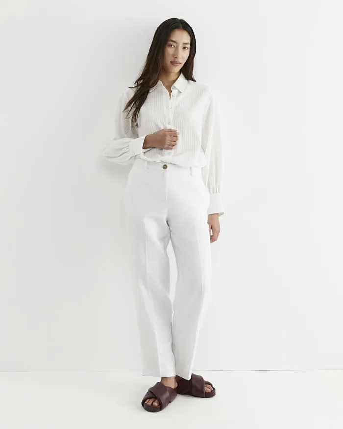 Sportscraft Kira Bell Sleeve Blouse White Women Shirts