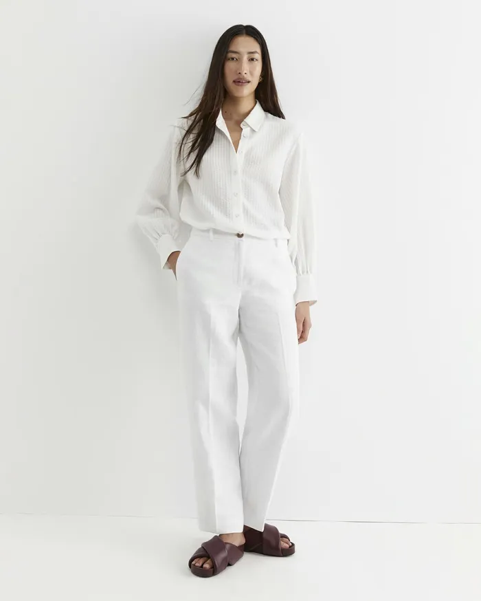 Sportscraft Kira Bell Sleeve Blouse White Women Shirts