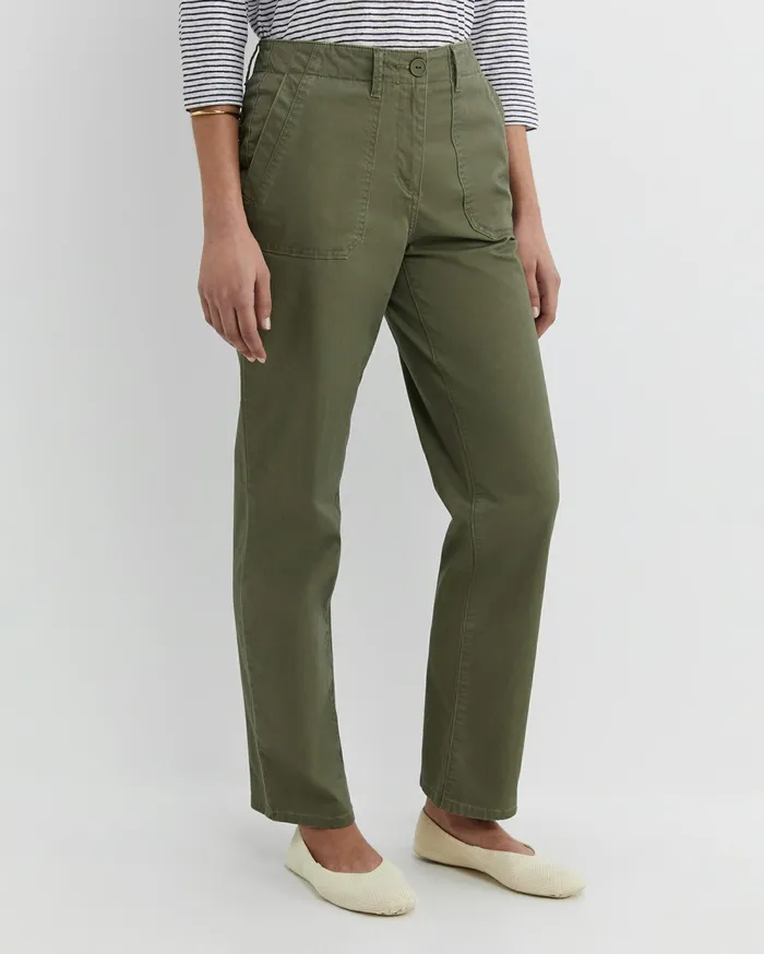 Sportscraft Laura Pocket Pant Khaki Women Pants