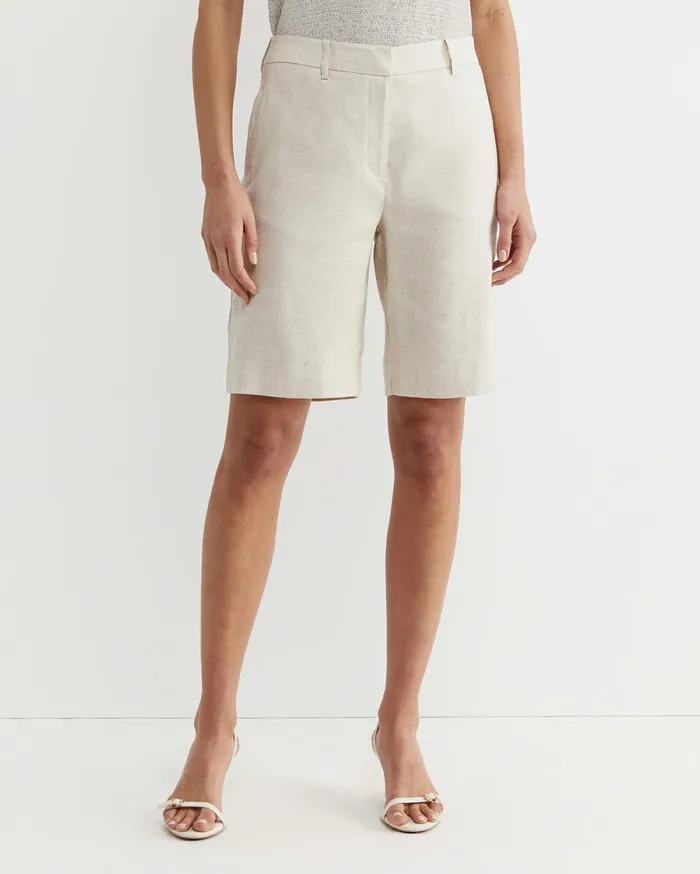 Sportscraft Lena Bermuda Linen Short String Women Shorts
