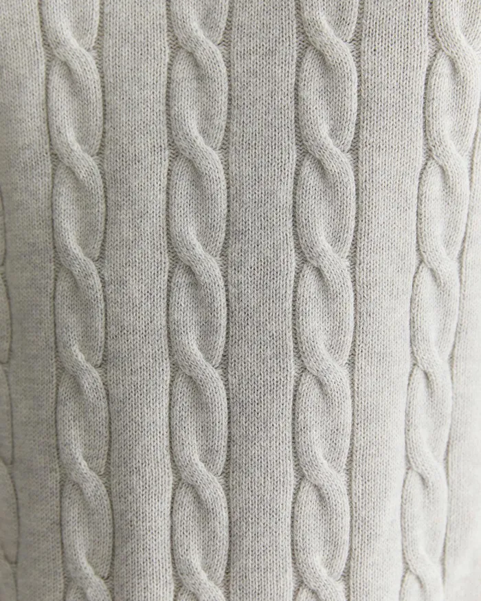 Sportscraft Munro Cable Crew Oatmeal Men Knitwear