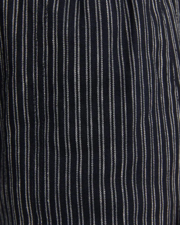 Sportscraft Rosa Stripe Linen Short Navywhite Women Shorts