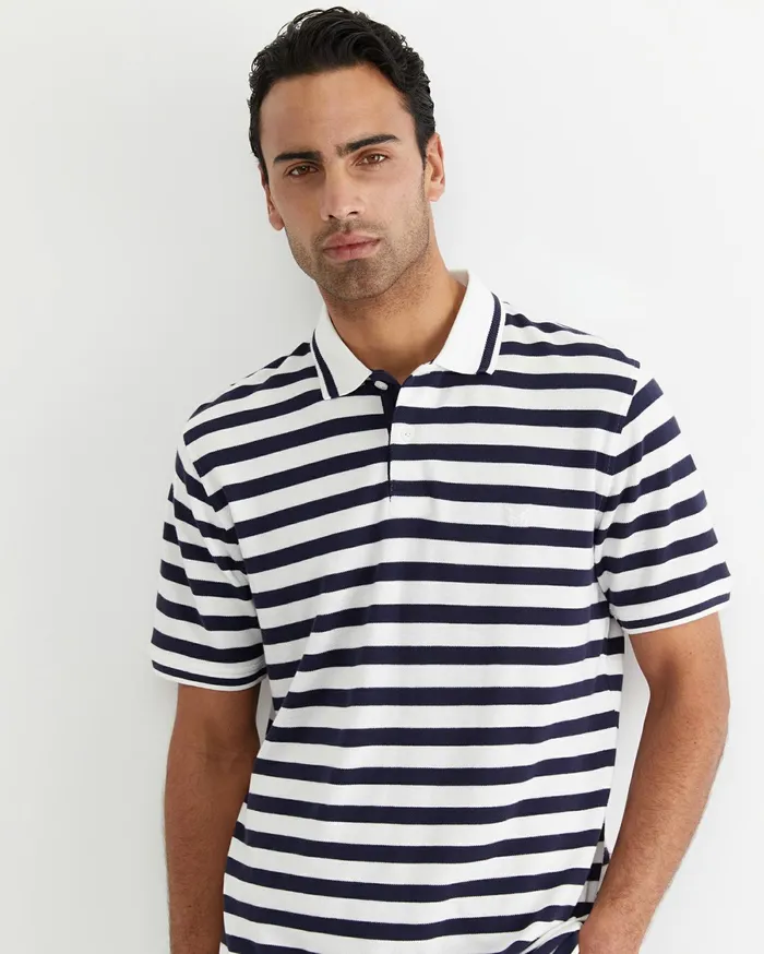 Sportscraft Thorn Polo White Multi Men TShirts and Polos