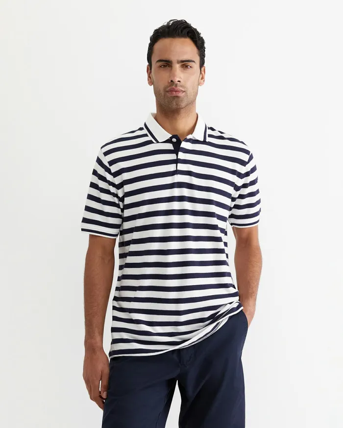 Sportscraft Thorn Polo White Multi Men TShirts and Polos