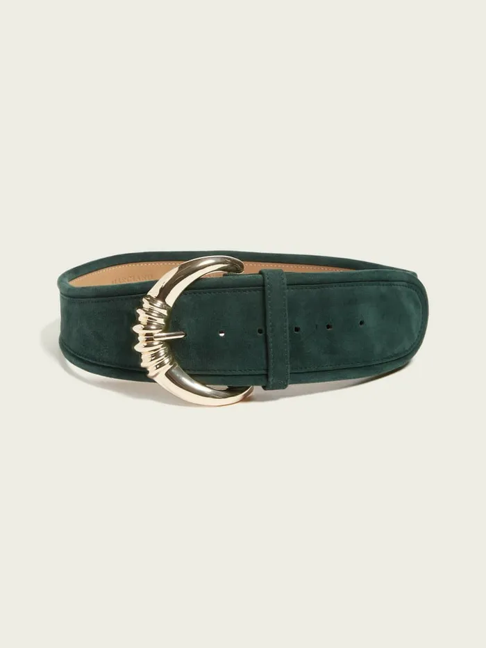 Suede Waist Belt Green Women Belts GUESS