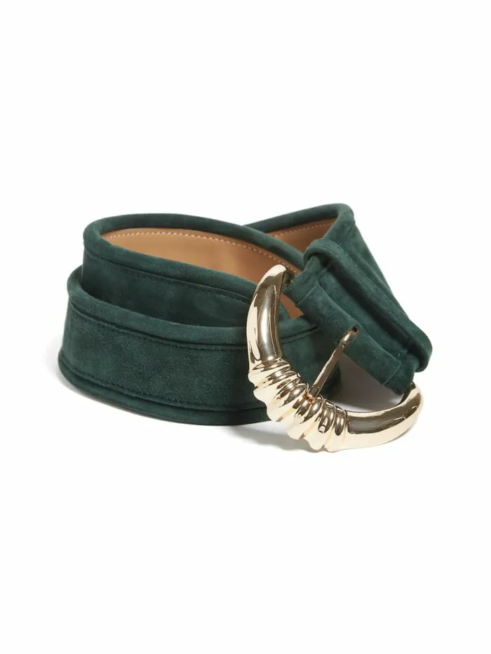 Suede Waist Belt Green Women Belts GUESS Suede Waist Belt Green Women Belts GUESS