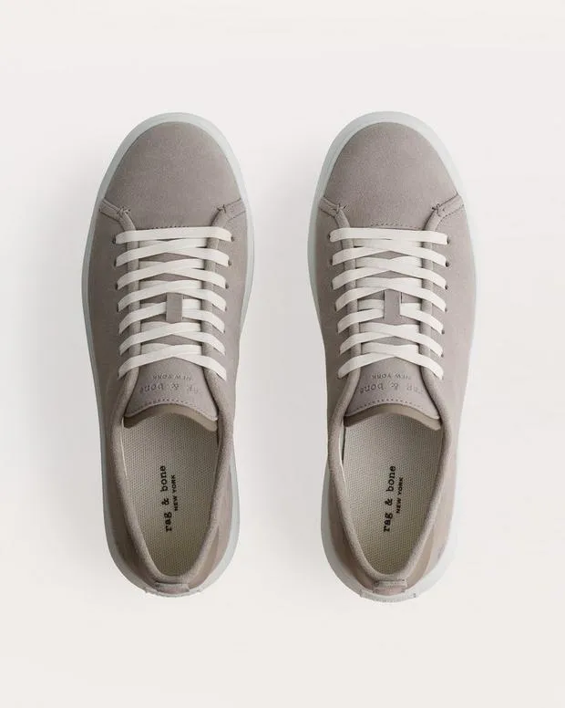 Suiting Perry Suede Sneakers Ice Grey Suede 8211 rag and bone Men