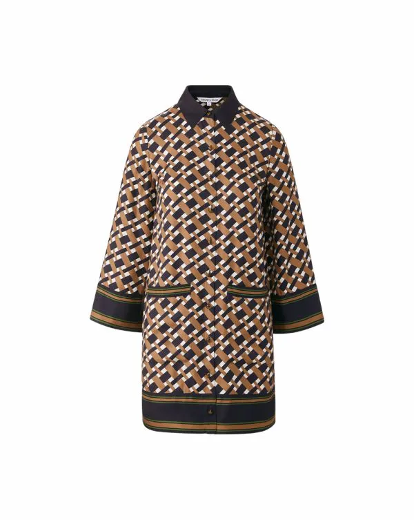 Sumatra Cotton Dress Navyandacorn Women Veronica Beard Dresses
