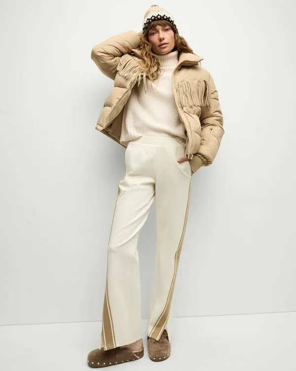 Sun Valley Petra Flare Pants Naturalandwhite Women Veronica Beard Pants Sun Valley Petra Flare Pants Naturalandwhite Women Veronica Beard Pants