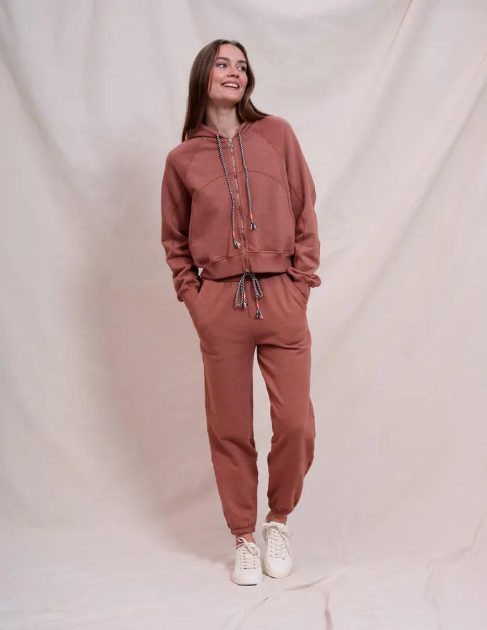 Sundry Clothing Jackets Women Women039s Seamed Zip Up In Vintage Rust Vintage Rust