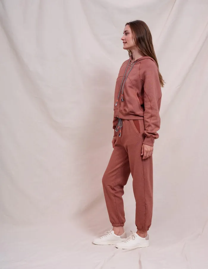 Sundry Clothing Jackets Women Women039s Seamed Zip Up In Vintage Rust Vintage Rust