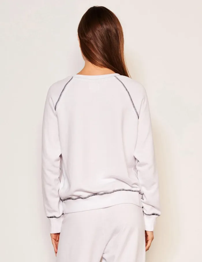 Sundry Clothing Sweatshirts Women Women039s Ski Day Raglan Sweatshirt In Optic White Optic White