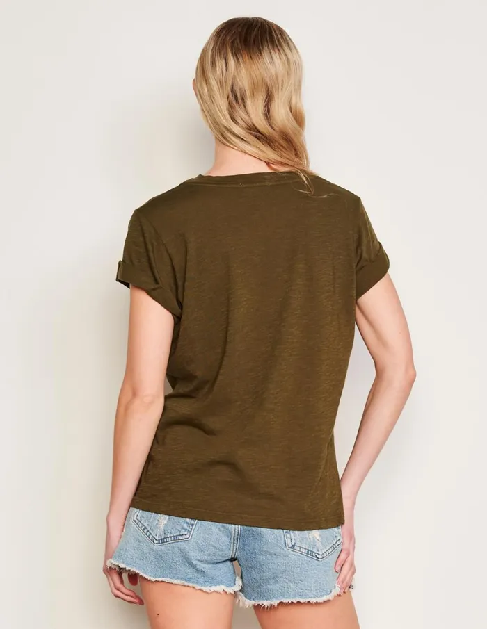 Sundry Clothing Tees Women Women039s Venice Rolled Sleeve Tee In Olive Olive Sundry Clothing Tees Women Women039s Venice Rolled Sleeve Tee In Olive Olive
