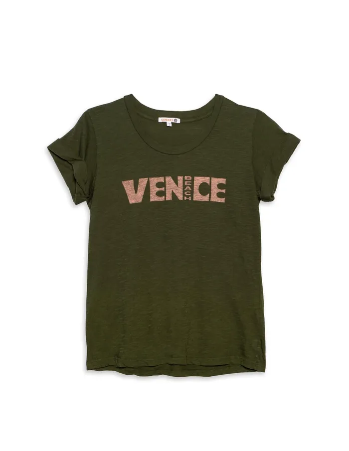 Sundry Clothing Tees Women Women039s Venice Rolled Sleeve Tee In Olive Olive Sundry Clothing Tees Women Women039s Venice Rolled Sleeve Tee In Olive Olive