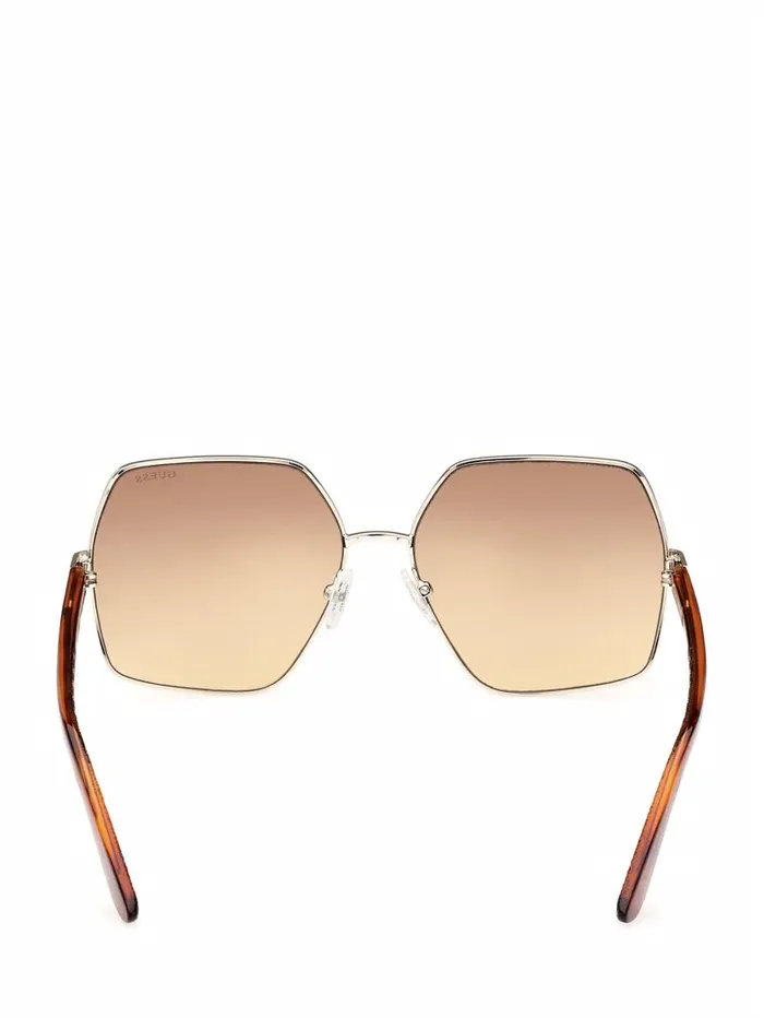 Sunglasses Aurora Oversized Trim Sunglasses Tortoise GUESS Women Sunglasses Aurora Oversized Trim Sunglasses Tortoise GUESS Women