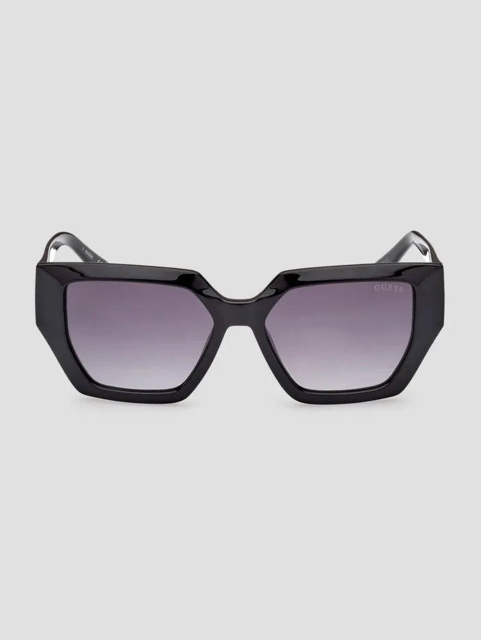 Sunglasses Emilia Geometric Plastic Sunglasses Silver GUESS Women