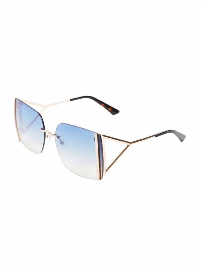 Sunglasses GUESS Women Gold Rimless Square Sunglasses Gold Sunglasses GUESS Women Gold Rimless Square Sunglasses Gold