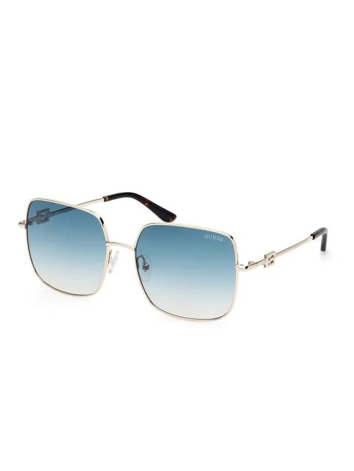 Sunglasses GUESS Women Oversized Square G Metal Sunglasses Gld Sunglasses GUESS Women Oversized Square G Metal Sunglasses Gld