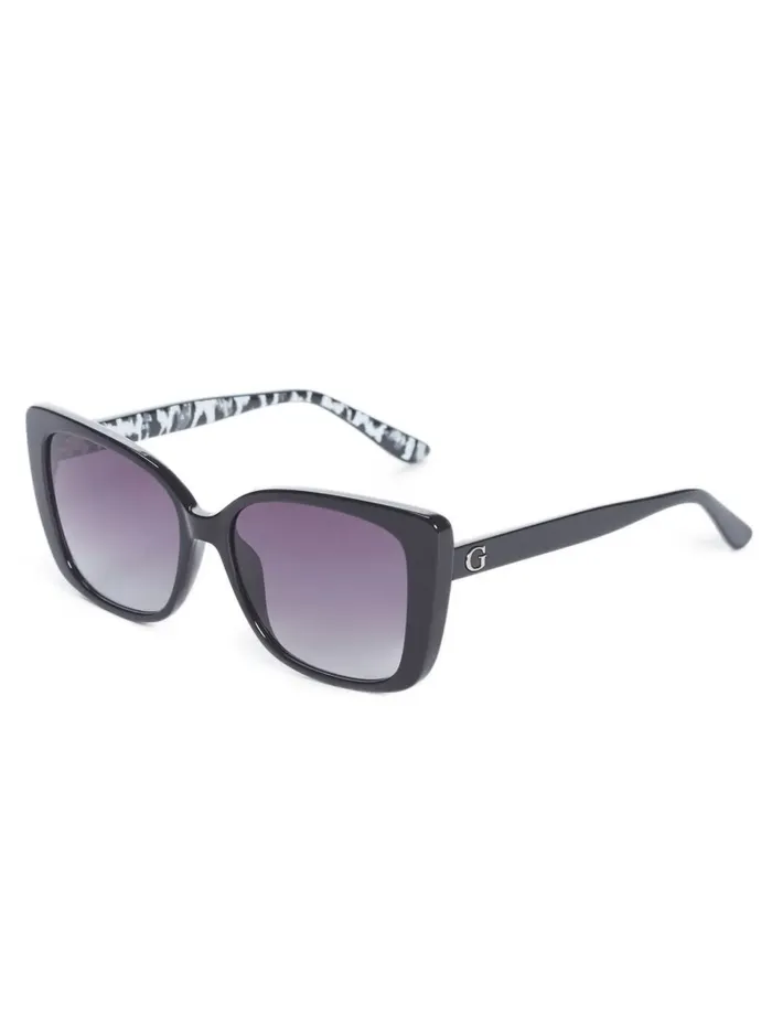 Sunglasses GUESS Women Scarlett Square Sunglasses Silver Sunglasses GUESS Women Scarlett Square Sunglasses Silver