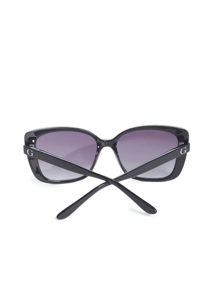 Sunglasses GUESS Women Scarlett Square Sunglasses Silver Sunglasses GUESS Women Scarlett Square Sunglasses Silver