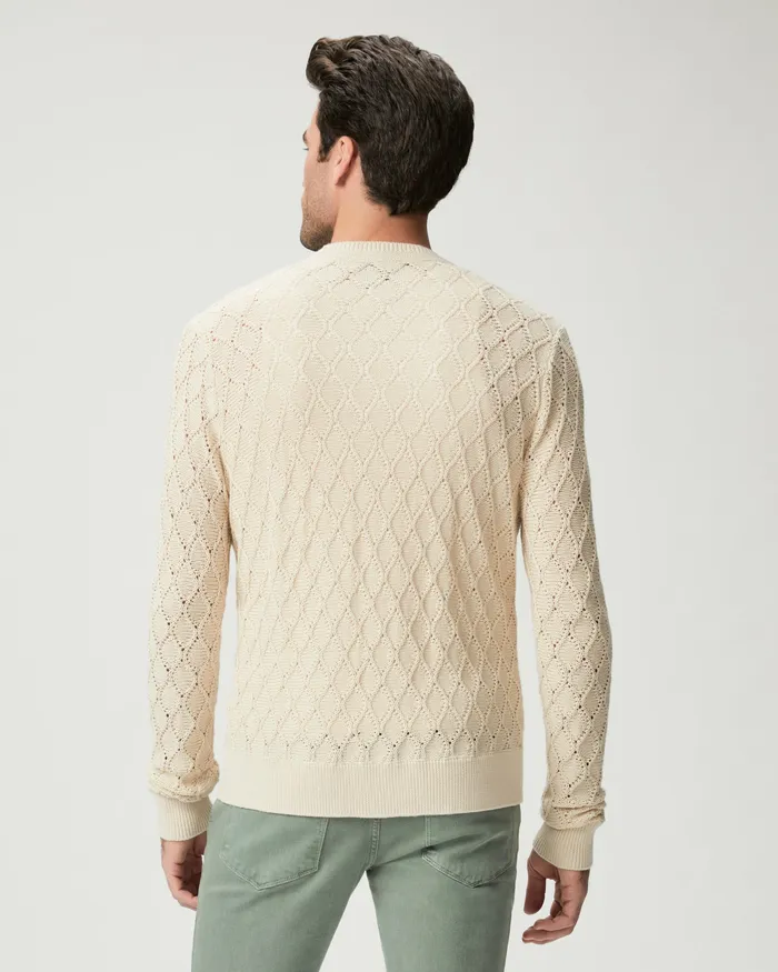 Sweaters and Sweatshirts Men Perry Cardigan 8211 Ocean Salt PAIGE