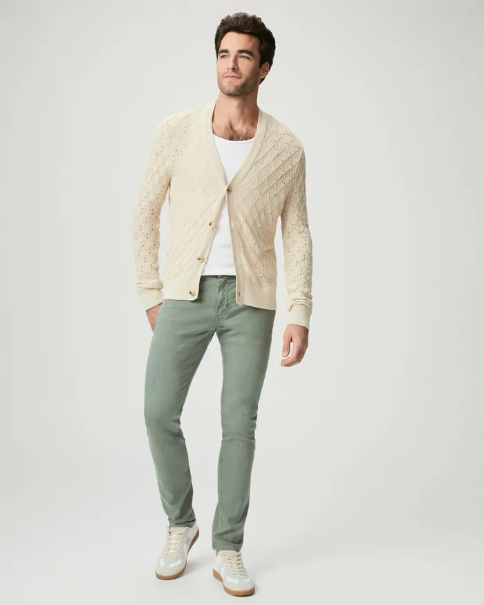 Sweaters and Sweatshirts Men Perry Cardigan 8211 Ocean Salt PAIGE