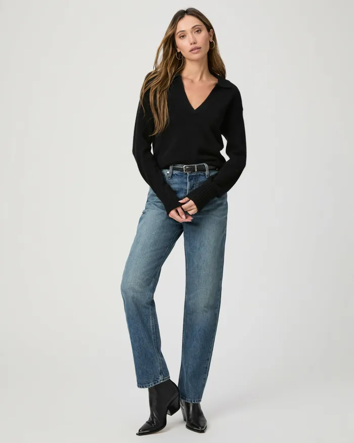 Sweaters and Sweatshirts Women Maxie Sweater 8211 Black Cashmere PAIGE
