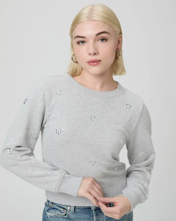 Sweaters and Sweatshirts Women PAIGE Ordenna Petite Sweatshirt 8211 Heather Grey Sweaters and Sweatshirts Women PAIGE Ordenna Petite Sweatshirt 8211 Heather Grey