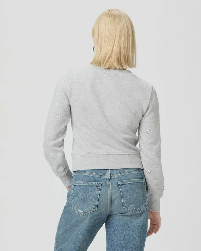 Sweaters and Sweatshirts Women PAIGE Ordenna Petite Sweatshirt 8211 Heather Grey