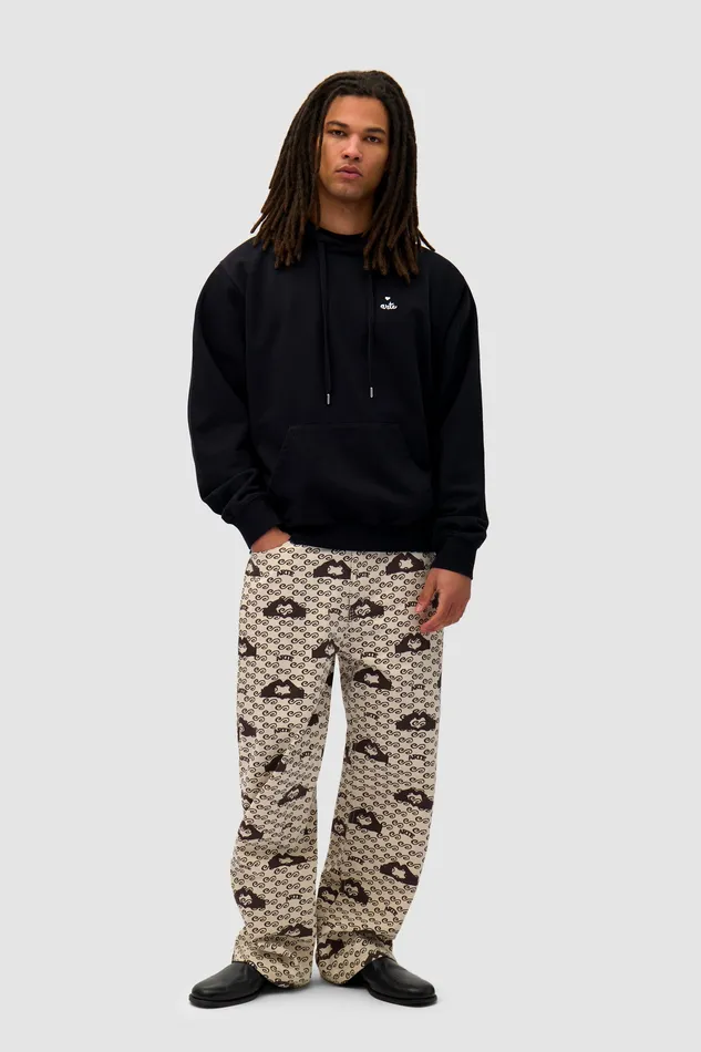 Sweats capuche Sweat capuche avec logo en forme de cur Noir 8211 Arte Antwerp Men