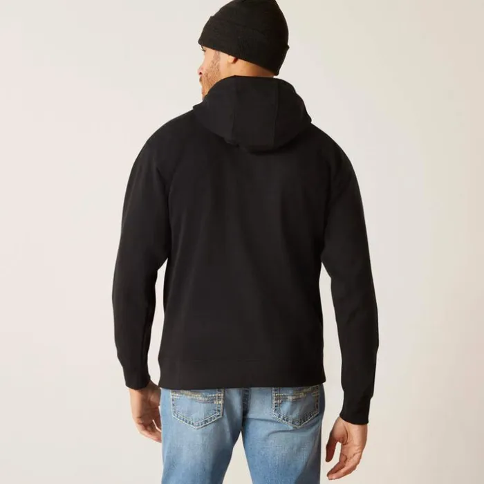 Sweatshirts and Hoodies Men Ariat Mexico Hoodie Black