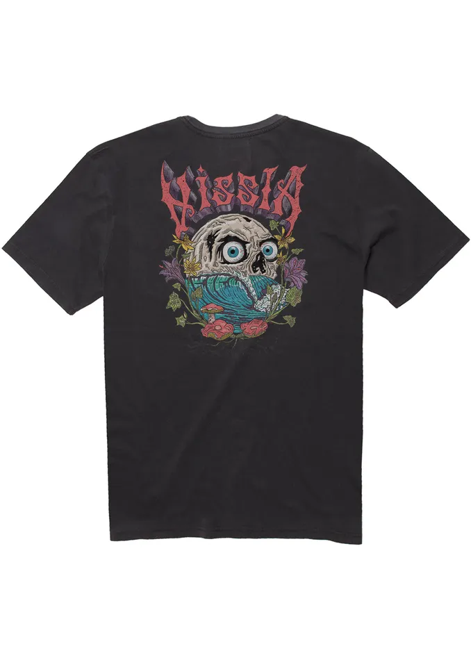 Swelligans Ss Pkt Tee Phantom Men Premium Tees Vissla