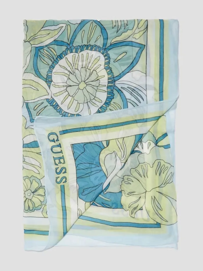 Swimwear Lila Floral Scarf Green Multi GUESS Women