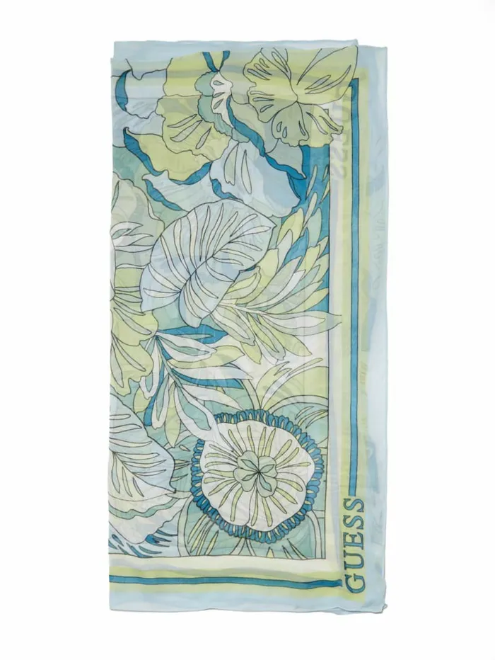 Swimwear Lila Floral Scarf Green Multi GUESS Women Swimwear Lila Floral Scarf Green Multi GUESS Women