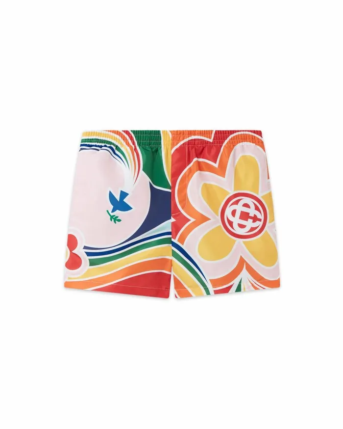 Swimwear Men Casablanca Paris Le Pouvoir Des Fleurs Swim Trunks