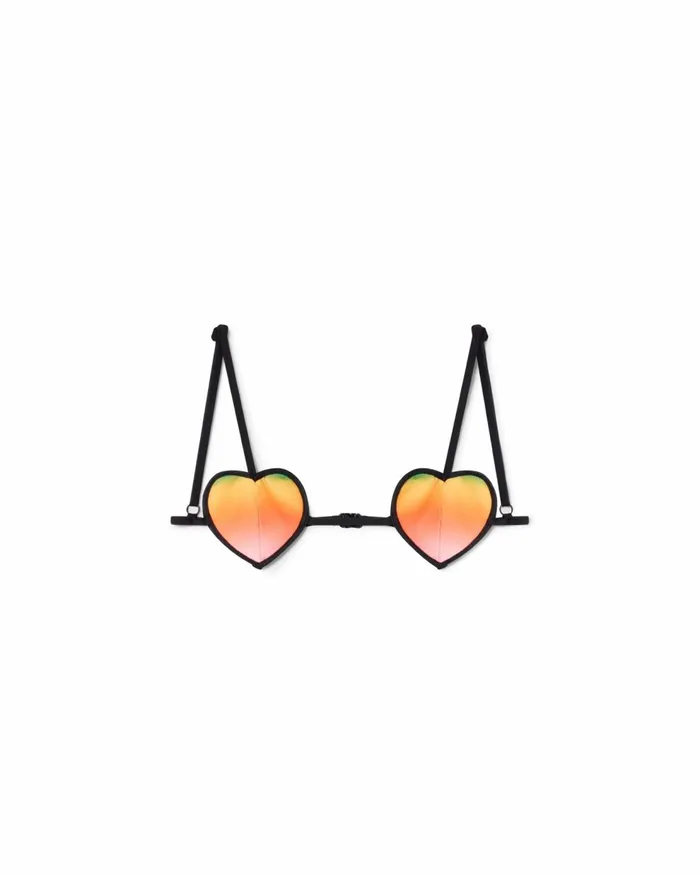 Swimwear Women Casablanca Paris Heart Gradient Bikini Top