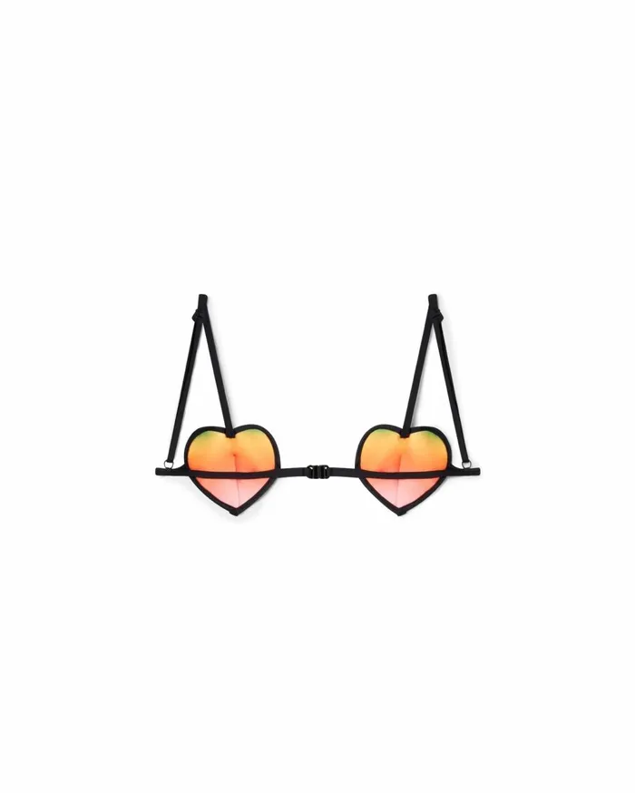 Swimwear Women Casablanca Paris Heart Gradient Bikini Top