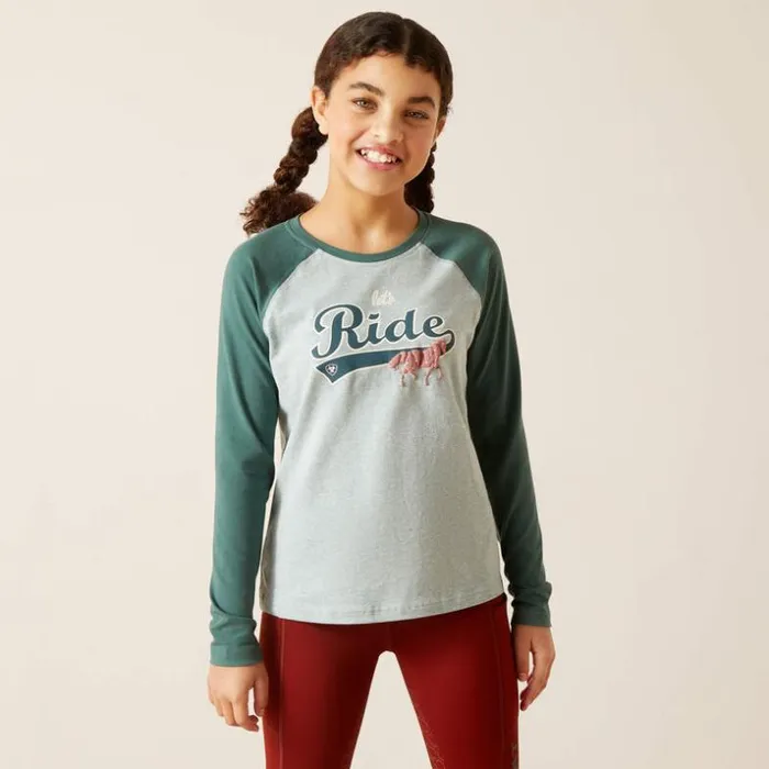 TShirts and Polos Kids Ariat Let039s Ride TShirt Arctic