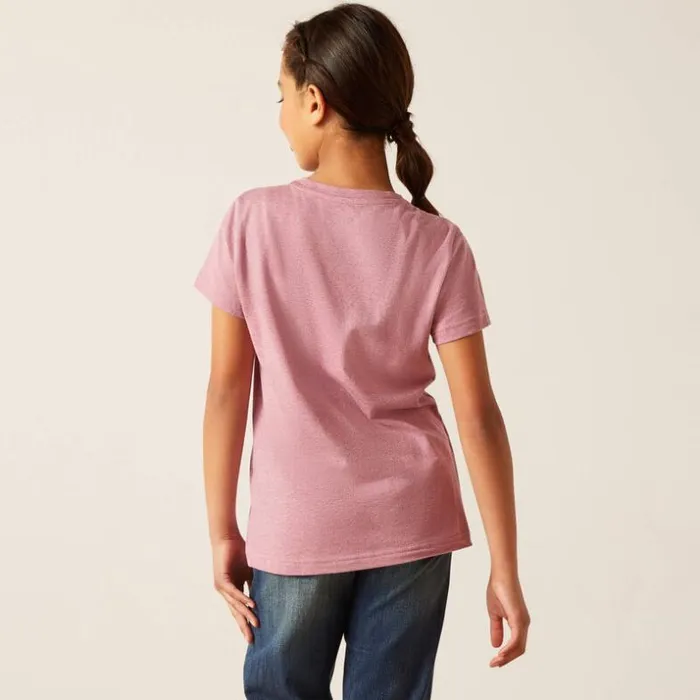 TShirts and Polos Kids Ariat Shield TShirt Rose Mesa Heather