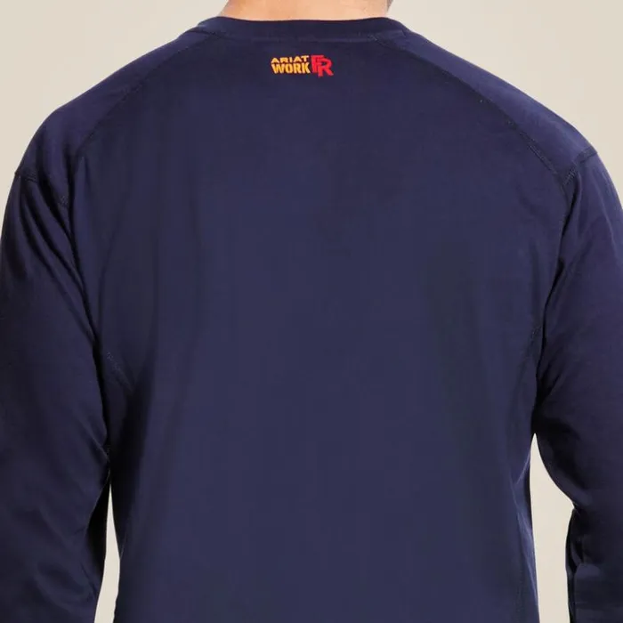 TShirts and Polos Men Ariat FR Air Crew TShirt Navy TShirts and Polos Men Ariat FR Air Crew TShirt Navy
